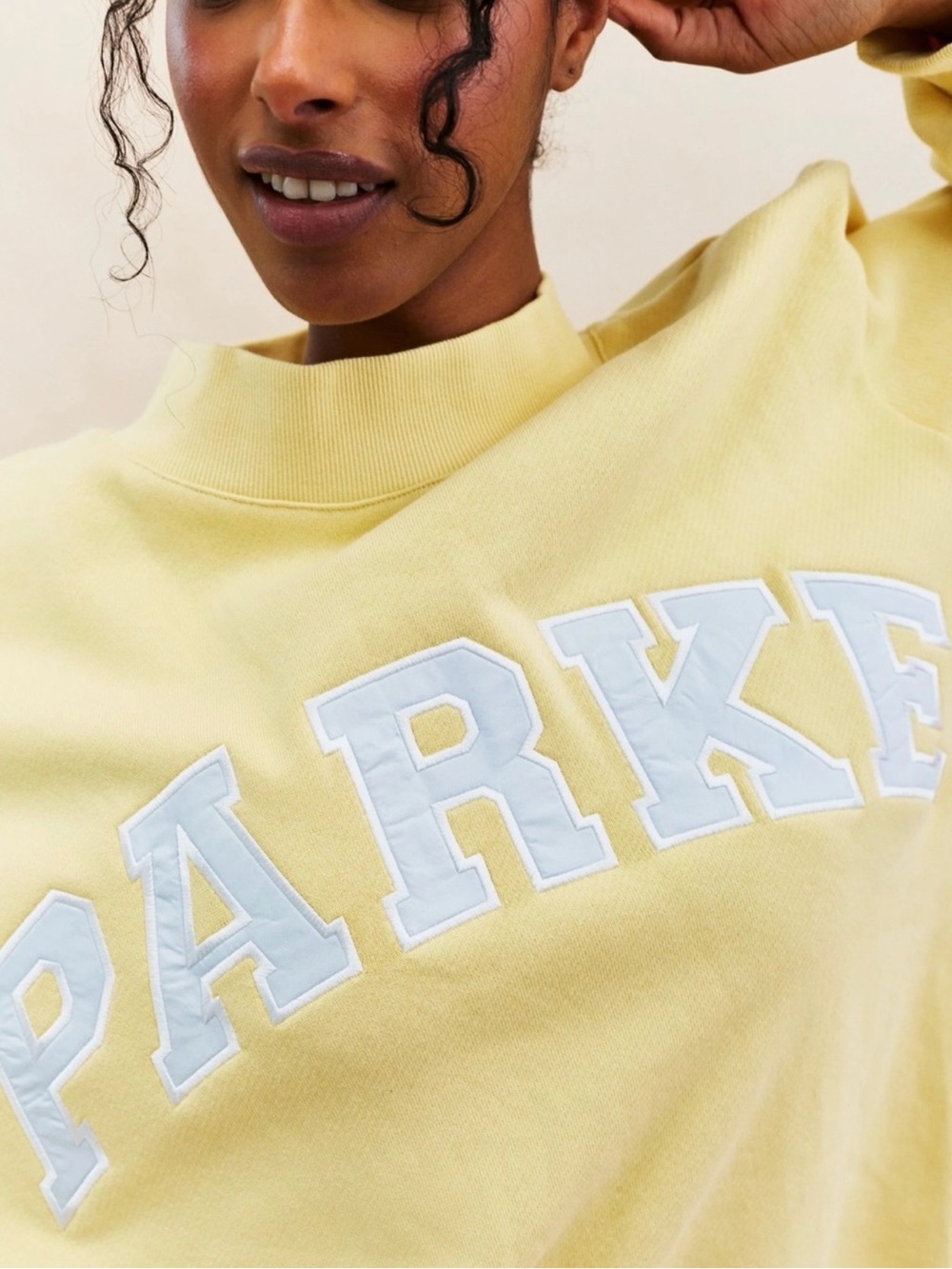 L/XL Parke Mockneck (Banana Cream/Peel & Frosting)